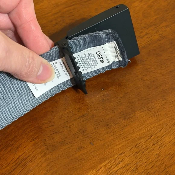 Adidas Men's Golf Steel Adjustable Gray Belt w/Black Buckle - Cut to Fit - Picture 6 of 7